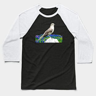 TEXAS STATE BIRD MOCKINGBIRD Baseball T-Shirt